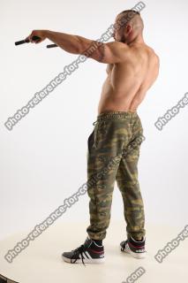 Duncan Action Pose With Guns